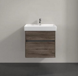 Тумба под раковину Villeroy & Boch Collaro 60,4х44,4 см с подсветкой ДСП каменный дуб C009B0RK