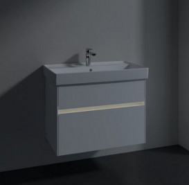 Тумба под раковину Villeroy & Boch Collaro 75,4х44,4 см с подсветкой ДСП матовый белый C010B0MS