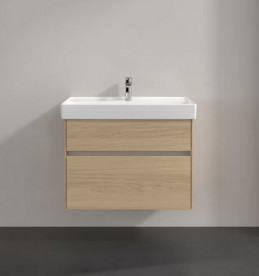 Тумба под раковину Villeroy & Boch Collaro 75,4х44,4 см с подсветкой ДСП северный дуб C010B0VJ