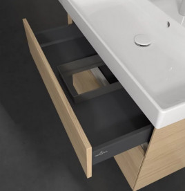 Тумба под раковину Villeroy & Boch Collaro 75,4х44,4 см с подсветкой ДСП северный дуб C010B0VJ