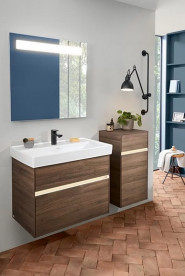 Тумба под раковину Villeroy & Boch Collaro 75,4х44,4 см с подсветкой ДСП дуб аризона C010B0VH