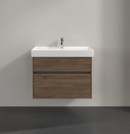 Тумба под раковину Villeroy & Boch Collaro 75,4х44,4 см с подсветкой ДСП дуб аризона C010B0VH