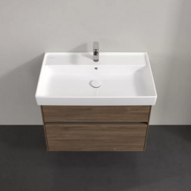 Тумба под раковину Villeroy & Boch Collaro 75,4х44,4 см с подсветкой ДСП дуб аризона C010B0VH