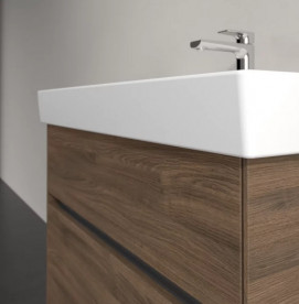 Тумба под раковину Villeroy & Boch Collaro 75,4х44,4 см с подсветкой ДСП дуб аризона C010B0VH