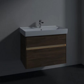 Тумба под раковину Villeroy & Boch Collaro 75,4х44,4 см с подсветкой ДСП дуб аризона C010B0VH