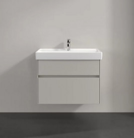 Тумба под раковину Villeroy & Boch Collaro 75,4х44,4 см с подсветкой ДСП мягкий серый  C010B0VK