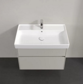 Тумба под раковину Villeroy & Boch Collaro 75,4х44,4 см с подсветкой ДСП мягкий серый  C010B0VK