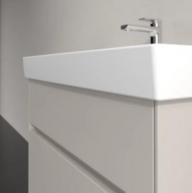 Тумба под раковину Villeroy & Boch Collaro 75,4х44,4 см с подсветкой ДСП мягкий серый  C010B0VK