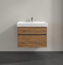 Тумба під раковину Villeroy & Boch Collaro 75,4х44,4 см з підсвічуванням ДСП дуб канзас C010B0RH