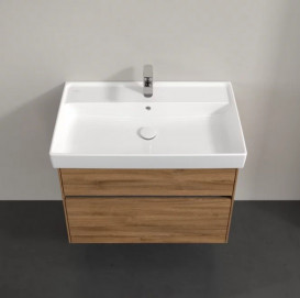 Тумба під раковину Villeroy & Boch Collaro 75,4х44,4 см з підсвічуванням ДСП дуб канзас C010B0RH