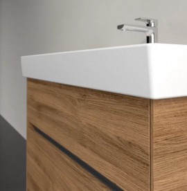 Тумба під раковину Villeroy & Boch Collaro 75,4х44,4 см з підсвічуванням ДСП дуб канзас C010B0RH