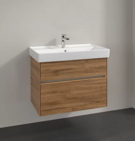 Тумба під раковину Villeroy & Boch Collaro 75,4х44,4 см з підсвічуванням ДСП дуб канзас C010B0RH