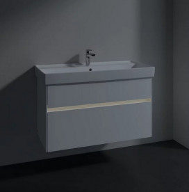 Тумба под раковину Villeroy & Boch Collaro 95,4х44,4 см с подсветкой МДФ глянцевый белый C011B0DH