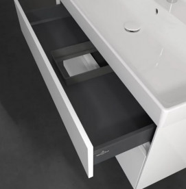 Тумба під раковину Villeroy & Boch Collaro 95,4х44,4 см із підсвічуванням ДСП матовий білий C011B0MS