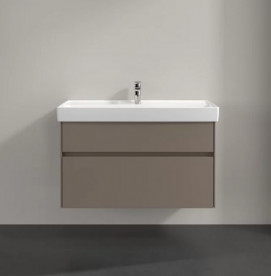 Тумба під раковину Villeroy & Boch Collaro 95,4 х44,4 см з підсвічуванням ДСП сірий трюфель C011B0VG