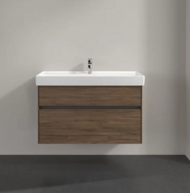 Тумба под раковину Villeroy & Boch Collaro 95,4х44,4 см с подсветкой ДСП дуб аризона C011B0VH