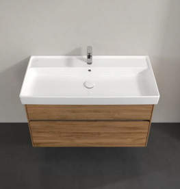 Тумба под раковину Villeroy & Boch Collaro 95,4х44,4 см с подсветкой ДСП дуб канзас C011B0RH