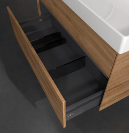 Тумба под раковину Villeroy & Boch Collaro 95,4х44,4 см с подсветкой ДСП дуб канзас C011B0RH