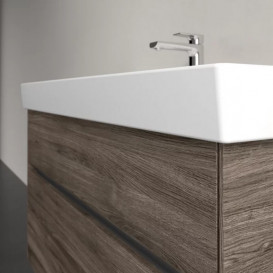 Тумба под раковину Villeroy & Boch Collaro 95,4х44,4 см с подсветкой ДСП каменный дуб C011B0RK