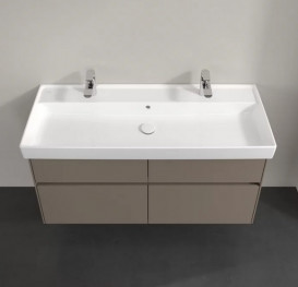 Тумба під раковину Villeroy & Boch Collaro 115,4 х44, 4 см з підсвічуванням ДСП сірий трюфель C012B0VG