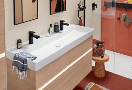 Тумба під раковину Villeroy & Boch Collaro 115,4х44,4 см із підсвічуванням ДСП північний дуб C012B0VJ