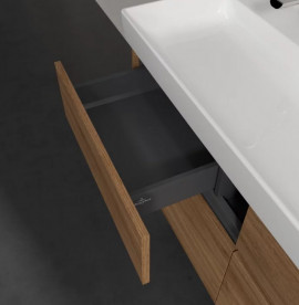 Тумба під раковину Villeroy & Boch Collaro 115,4х44,4 см з підсвічуванням дуб канзас C012B0RH