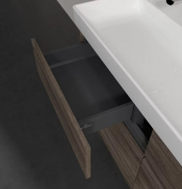 Тумба під раковину Villeroy & Boch Collaro 115,4 х44, 4 см з підсвічуванням ДСП кам'яний дуб C012B0RK