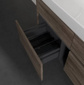 Тумба під раковину Villeroy & Boch Collaro 115,4 х44, 4 см з підсвічуванням ДСП кам'яний дуб C012B0RK