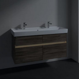 Тумба під раковину Villeroy & Boch Collaro 115,4 х44, 4 см з підсвічуванням ДСП кам'яний дуб C012B0RK