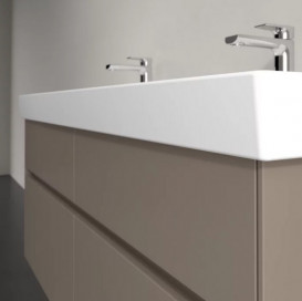 Тумба под раковину Villeroy & Boch Collaro 125,4х44,4 см с подсветкой ДСП трюфель серый C013B0VG