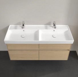 Тумба под раковину Villeroy & Boch Collaro 125,4х44,4 см с подсветкой ДСП северный дуб C013B0VJ