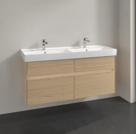 Тумба под раковину Villeroy & Boch Collaro 125,4х44,4 см с подсветкой ДСП северный дуб C013B0VJ