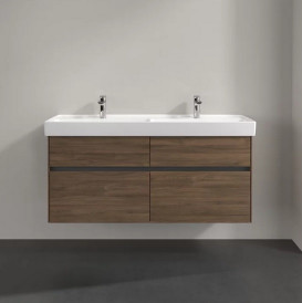 Тумба под раковину Villeroy & Boch Collaro 125,4х44,4 см с подсветкой ДСП дуб аризона C013B0VH