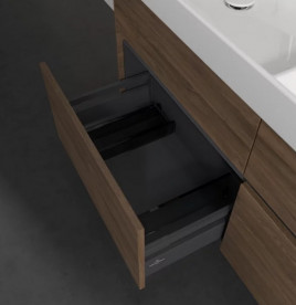 Тумба под раковину Villeroy & Boch Collaro 125,4х44,4 см с подсветкой ДСП дуб аризона C013B0VH