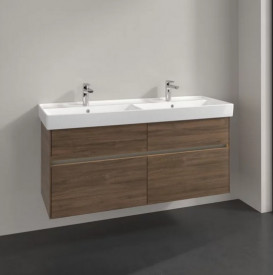 Тумба под раковину Villeroy & Boch Collaro 125,4х44,4 см с подсветкой ДСП дуб аризона C013B0VH