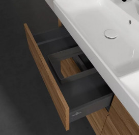 Тумба під раковину Villeroy & Boch Collaro 125,4х44,4 см із підсвічуванням ДСП дуб канзас C013B0RH