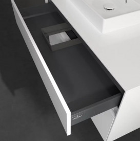 Тумба под раковину Villeroy & Boch Collaro 100х50 см с подсветкой ДСП матовый белый C014B0MS