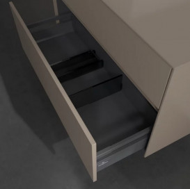 Тумба под раковину Villeroy & Boch Collaro 100х50 см с подсветкой ДСП трюфель серый C014B0VG