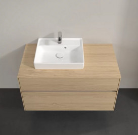 Тумба під раковину Villeroy & Boch Collaro 100х50 см із підсвічуванням ДСП північний дуб C014B0VJ