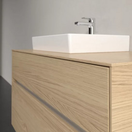 Тумба під раковину Villeroy & Boch Collaro 100х50 см із підсвічуванням ДСП північний дуб C014B0VJ