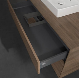 Тумба під раковину Villeroy & Boch Collaro 100х50 см із підсвічуванням ДСП дуб аризона C014B0VH