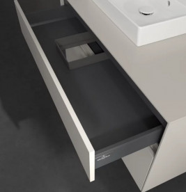 Тумба под раковину Villeroy & Boch Collaro 100х50 см с подсветкой ДСП мягкий серый C014B0VK