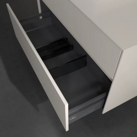 Тумба под раковину Villeroy & Boch Collaro 100х50 см с подсветкой ДСП мягкий серый C014B0VK