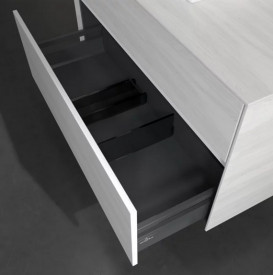 Тумба під раковину Villeroy & Boch Collaro 100х50 см із підсвічуванням ДСП біле дерево C014B0E8