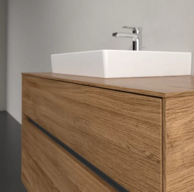 Тумба під раковину Villeroy & Boch Collaro 100х50 см із підсвічуванням ДСП дуб канзас C014B0RH