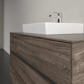 Тумба под раковину Villeroy & Boch Collaro 100х50 см с подсветкой ДСП каменный дуб C014B0RK