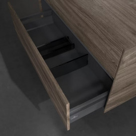 Тумба под раковину Villeroy & Boch Collaro 100х50 см с подсветкой ДСП каменный дуб C014B0RK