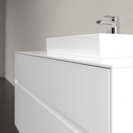 Тумба под раковину Villeroy & Boch Collaro 100х50 см с подсветкой МДФ глянцевый белый C015B0DH