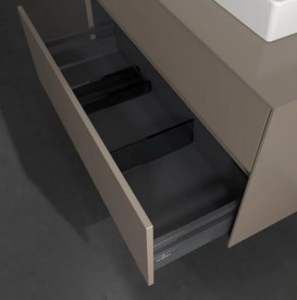 Тумба під раковину Villeroy & Boch Collaro 100х50 см із підсвічуванням ДСП трюфель сірий C015B0VG