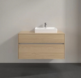 Тумба під раковину Villeroy & Boch Collaro 100х50 см із підсвічуванням ДСП північний дуб C015B0VJ